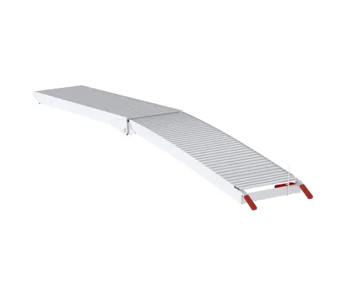 Motociklo Rampos 680 Kg 2 Pcs Sidabro 205 X 28 X 5 Cm Aliuminis