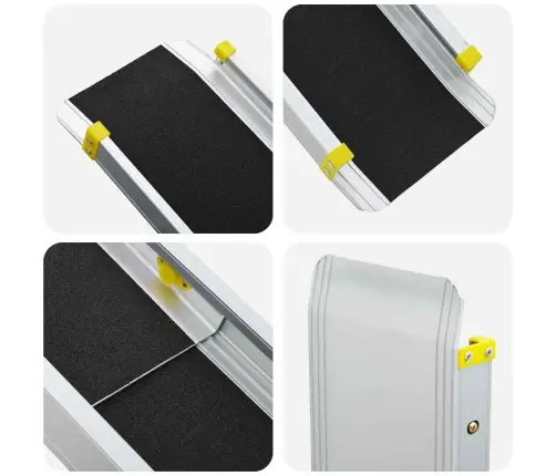 Neįgaliųjų Stovykla 2 Pcs Juoda 152 X 19 X 5,5 Cm Aliuminis