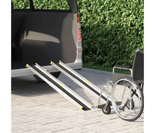 Neįgaliųjų Stovykla 2 Pcs Juoda 152 X 19 X 5,5 Cm Aliuminis