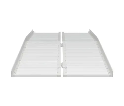 Ratastega Tooli Rampp 270 Kg Hõbedane 92 X 73 X 5 Cm Alumiinium