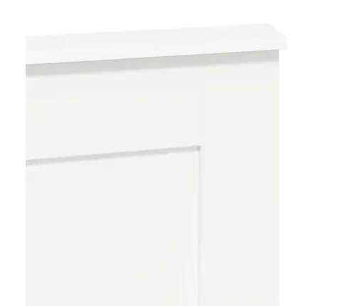 Galvgalis Ar Galvas Klāju Balts 120 Cm Inženierijas Koks Vidaxl