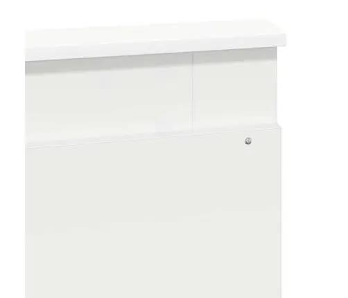 Galvgalis Ar Galvas Klāju Balts 120 Cm Inženierijas Koks Vidaxl