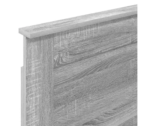 Galvgalis Ar Galvas Klāju Pelēks Sonoma 90 Cm Inženierijas Koks Vidaxl