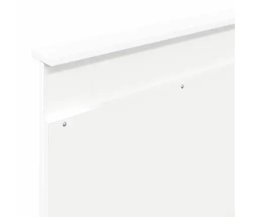 Galvgalis Ar Galvas Klāju Balts 75 Cm Inženierijas Koks Vidaxl