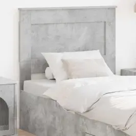 Galvgalis Ar Galvas Klāju Betona Pelēks 75 Cm Inženierijas Koks Vidaxl