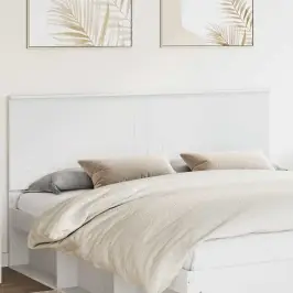 Galvgalis Ar Galvas Klāju Balts 200 Cm Inženierijas Koks Vidaxl