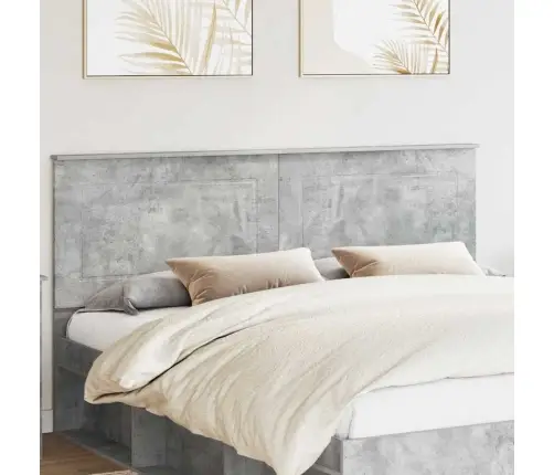 Galvgalis Betona Pelēks 200 Cm Inženierijas Koks Vidaxl