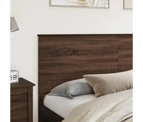 Galvgalis Ar Galvas Klāju Brūns Ozols 200 Cm Inženierijas Koks Vidaxl