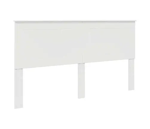 Galvūgalis Su Galvūgalio Blizgus Baltas 180 Cm Apdirbta Mediena