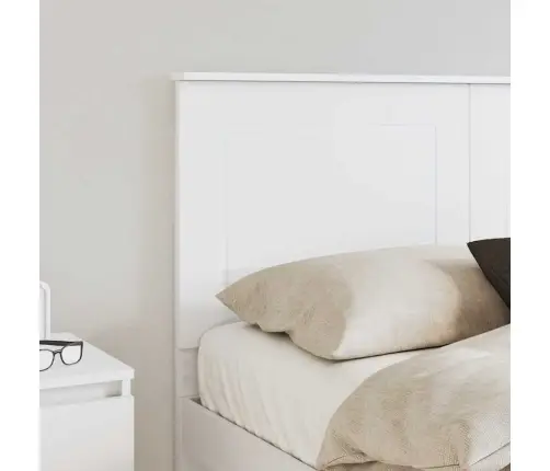 Galvgalis Ar Galvas Klāju Balts 160 Cm Inženierijas Koks Vidaxl