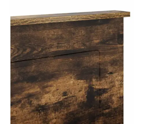 Galvgalis Ar Galvas Klāju Dūmaka Ozols 150 Cm Inženierijas Koks Vidaxl