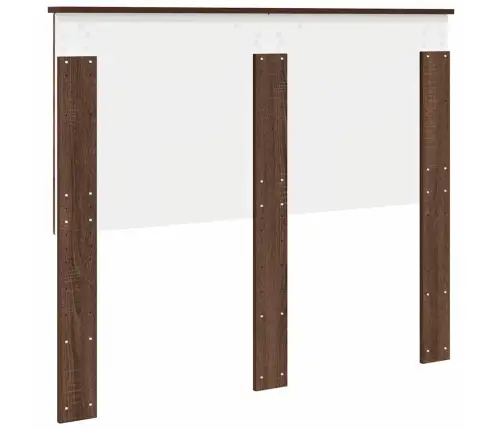 Galvgalis Ar Galvas Klāju Brūns Ozols 135 Cm Inženierijas Koks Vidaxl