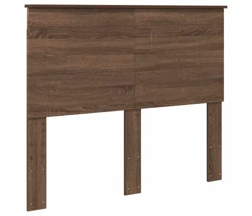 Galvgalis Ar Galvas Klāju Brūns Ozols 135 Cm Inženierijas Koks Vidaxl