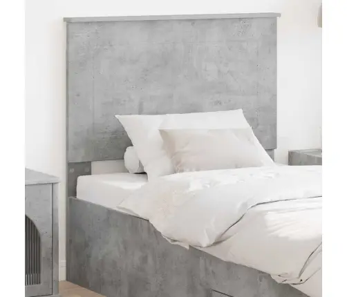 Galvgalis Betona Pelēks 100 Cm Inženierijas Koks Vidaxl