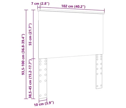 Peats Peaga Hall Sonoma 100 Cm Tehispuit