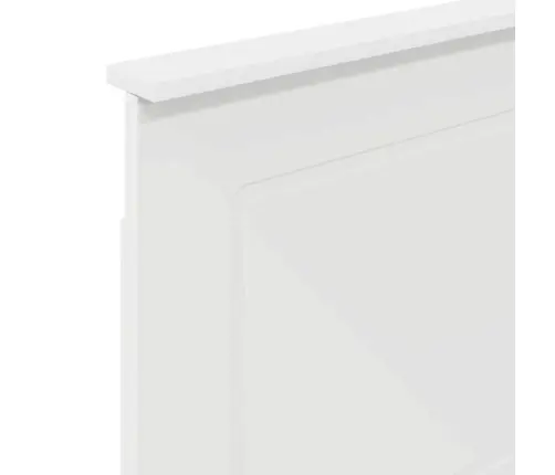 Galvgalis Ar Galvas Klāju Balts 80 Cm Inženierijas Koks Vidaxl