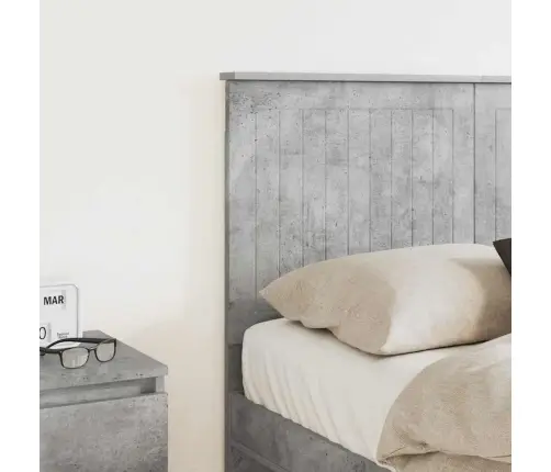 Galvgalis Betona Pelēks 135 Cm Inženierijas Koks Vidaxl