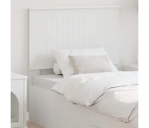 Galvgalis Ar Galvas Klāju Balts 90 Cm Inženierijas Koks Vidaxl