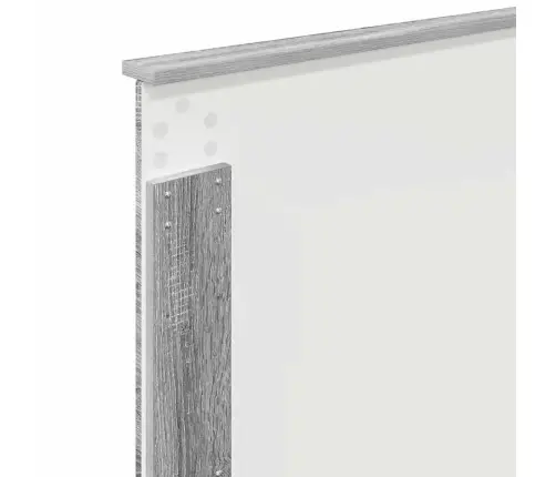 Galvgalis Ar Galvas Klāju Pelēks Sonoma 80 Cm Inženierijas Koks Vidaxl