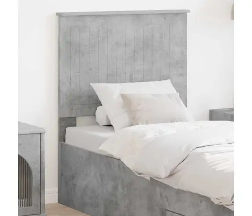 Galvgalis Ar Galvas Klāju Betona Pelēks 75 Cm Inženierijas Koks Vidaxl