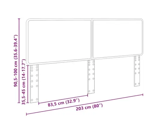 Peats Peaga Sonoma Tamm 200 Cm Tehispuit