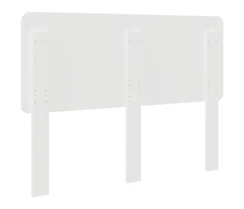 Galvgalis Ar Galvas Klāju Balts 160 Cm Inženierijas Koks Vidaxl