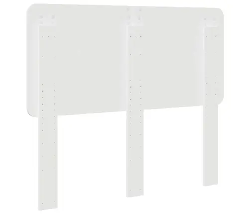 Galvūgalis Su Galvūgalio Balta 135 Cm Apdirbta Mediena