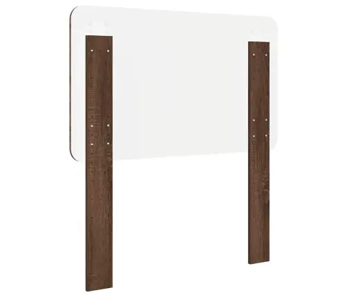 Galvgalis Ar Galvas Klāju Brūns Ozols 100 Cm Inženierijas Koks Vidaxl