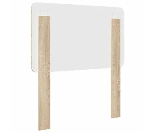 Galvgalis Ar Galvas Klāju Sonoma Ozols 75 Cm Inženierijas Koks Vidaxl