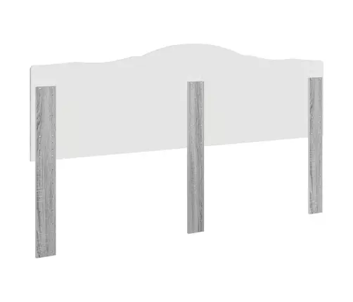 Galvūgalis Su Galvūgalio Pilkas Sonoma 200 Cm Apdirbta Mediena