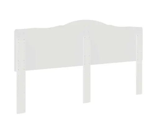 Galvgalis Ar Galvas Klāju Balts 180 Cm Inženierijas Koks Vidaxl