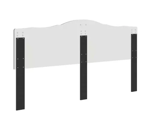 Galvūgalis Su Galvūgalio Juodas Ąžuolas 180 Cm Apdirbta Mediena