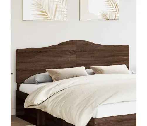 Galvgalis Ar Galvas Klāju Brūns Ozols 180 Cm Inženierijas Koks Vidaxl