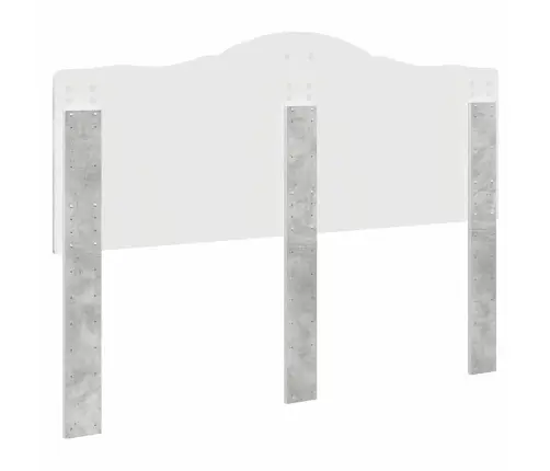 Galvgalis Betona Pelēks 150 Cm Inženierijas Koks Vidaxl