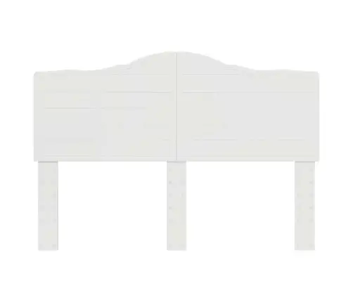 Galvgalis Spīdīga Balta 150 Cm Inženierijas Koks Vidaxl