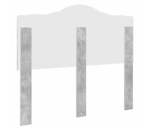 Galvgalis Betona Pelēks 135 Cm Inženierijas Koks Vidaxl