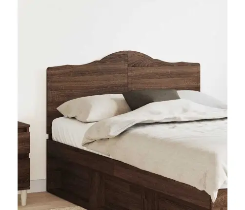 Galvgalis Ar Galvas Klāju Brūns Ozols 135 Cm Inženierijas Koks Vidaxl