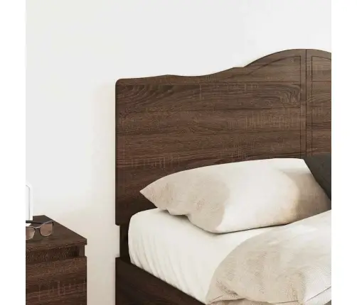 Galvgalis Ar Galvas Klāju Brūns Ozols 135 Cm Inženierijas Koks Vidaxl