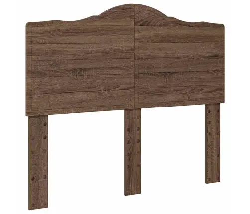 Galvgalis Ar Galvas Klāju Brūns Ozols 135 Cm Inženierijas Koks Vidaxl