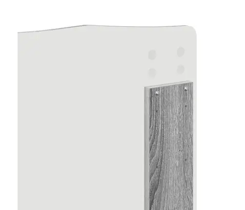 Galvgalis Pelēks Sonoma 120 Cm Inženierijas Koks Vidaxl