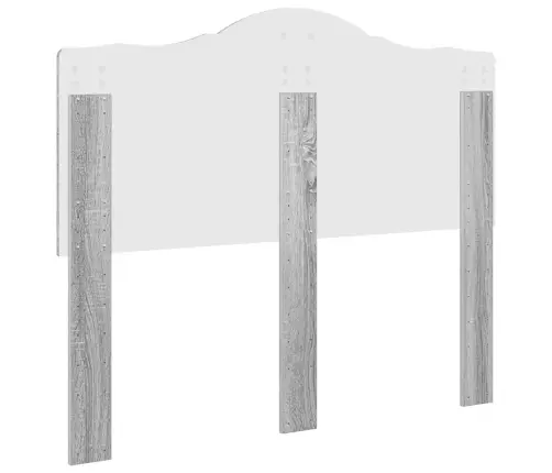 Galvgalis Pelēks Sonoma 120 Cm Inženierijas Koks Vidaxl