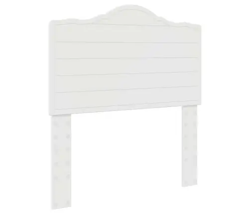 Galvūgalis Su Galvūgalio Blizgus Baltas 100 Cm Apdirbta Mediena