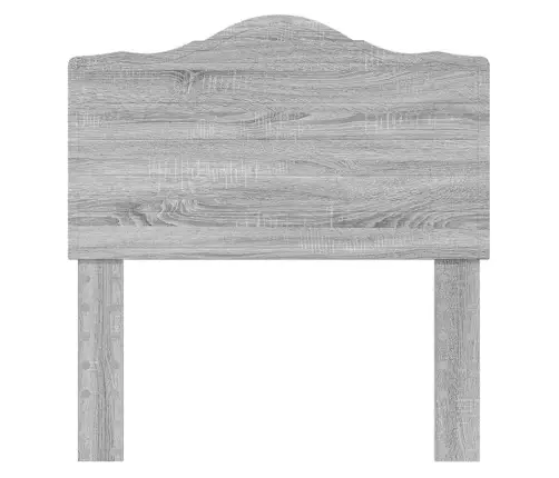 Galvgalis Ar Galvas Klāju Pelēks Sonoma 90 Cm Inženierijas Koks Vidaxl