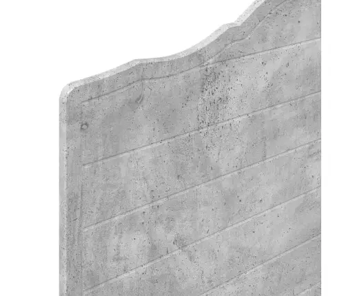 Galvūgalis Su Galvūgalio Betono Pilka 80 Cm Apdirbta Mediena