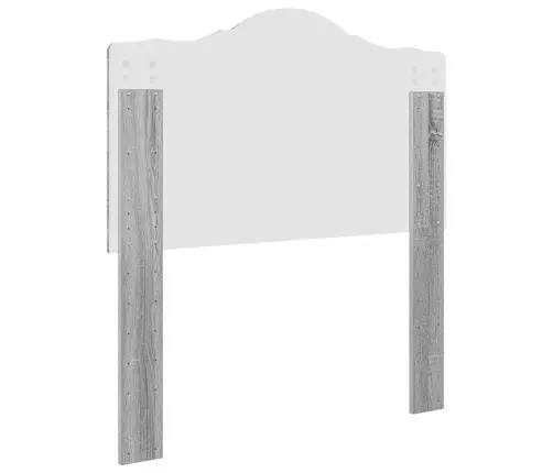 Galvgalis Ar Galvas Klāju Pelēks Sonoma 80 Cm Inženierijas Koks Vidaxl