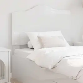 Galvūgalis Su Galvūgalio Blizgus Baltas 75 Cm Apdirbta Mediena