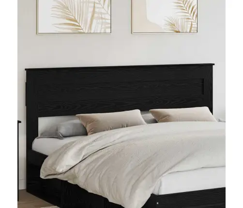 Galvūgalis Su Galvūgalio Juodas Ąžuolas 200 Cm Apdirbta Mediena