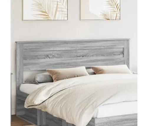 Galvgalis Pelēks Sonoma 200 Cm Inženierijas Koks Vidaxl