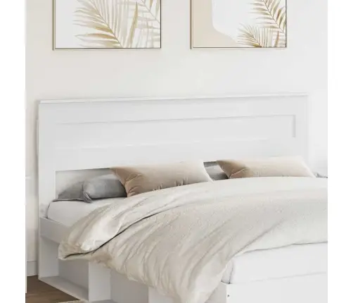 Galvūgalis Su Galvūgalio Balta 180 Cm Apdirbta Mediena