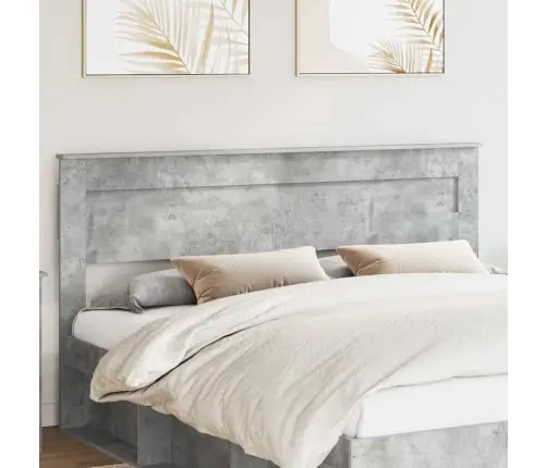 Galvgalis Betona Pelēks 180 Cm Inženierijas Koks Vidaxl